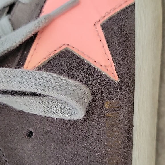 Golden Goose Superstar size 39, Excellent condition grey suede/pink (No heel) - Picture 14 of 16
